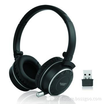 2.4G Wireless HIFI Headphone with mini usb adaptor connect with PC